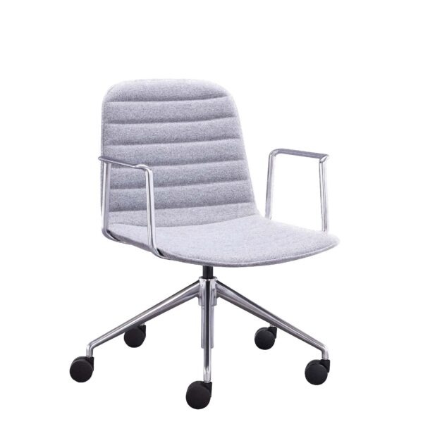 chrome office chair