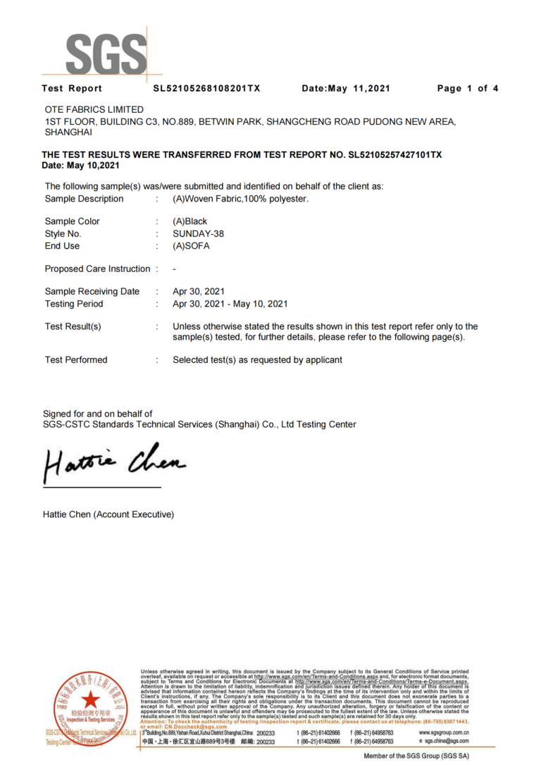 Fabric Certificate